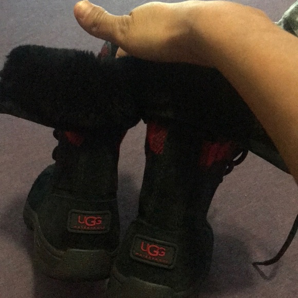 UGG Classic Plaid Boot Size 3 - Picture 6 of 8